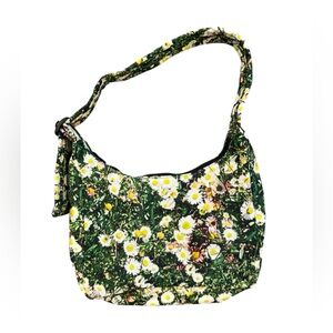 Baggu Mini Nylon Shoulder Bag in Daisy / Floral Purse Handbag